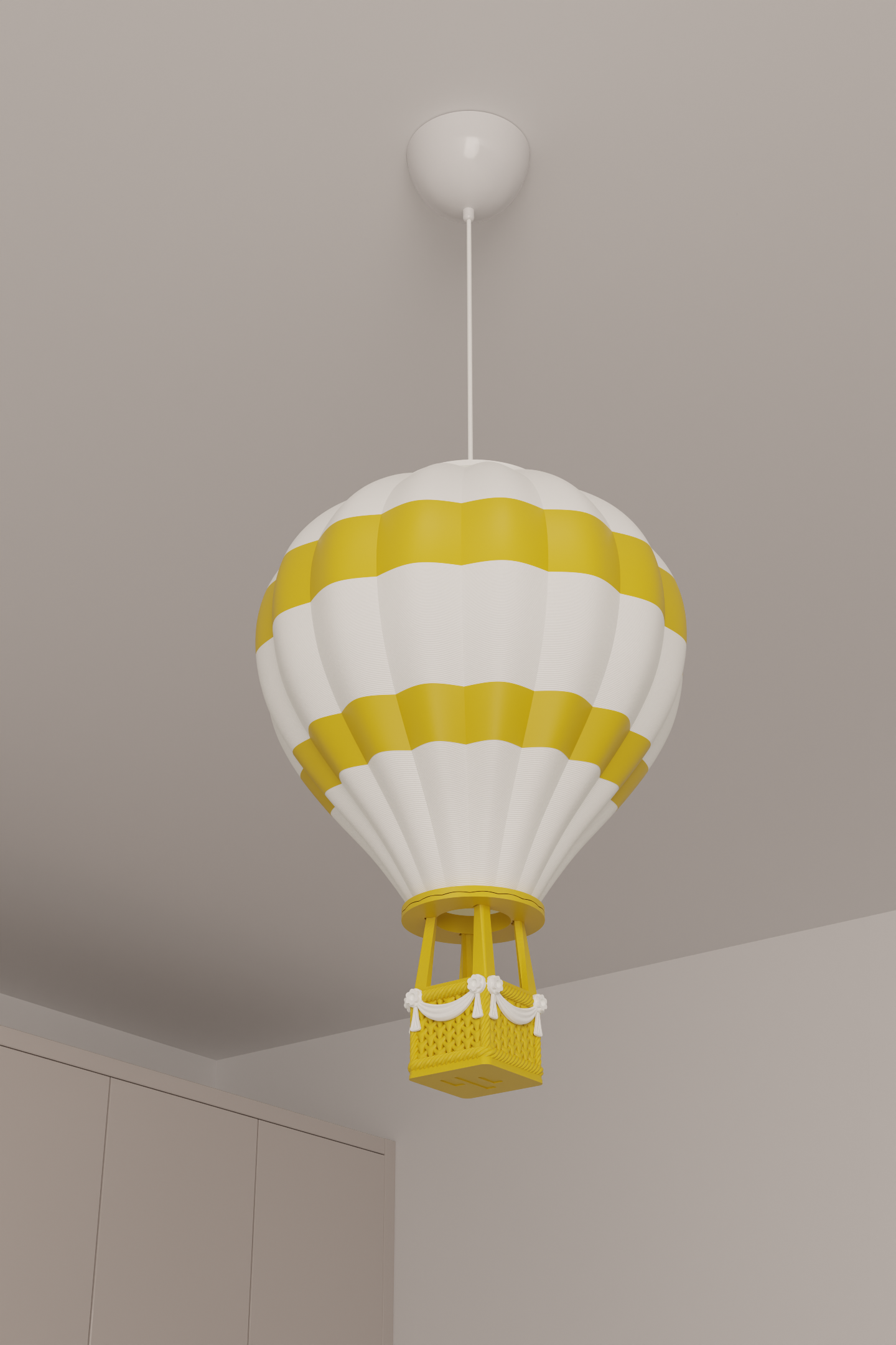 Sıcak Hava Balonu Avize - Çocuk Odası Avizesi