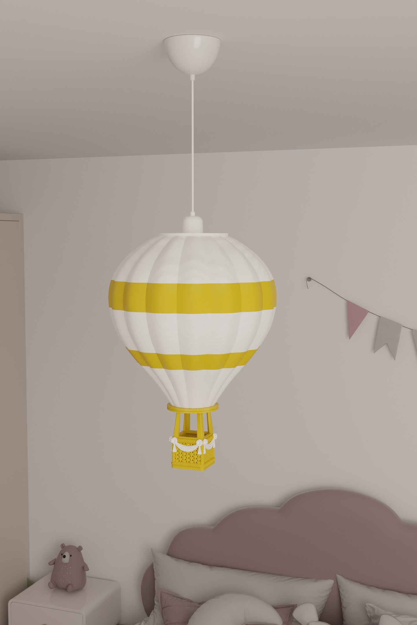 Sıcak Hava Balonu Avize - Çocuk Odası Avizesi